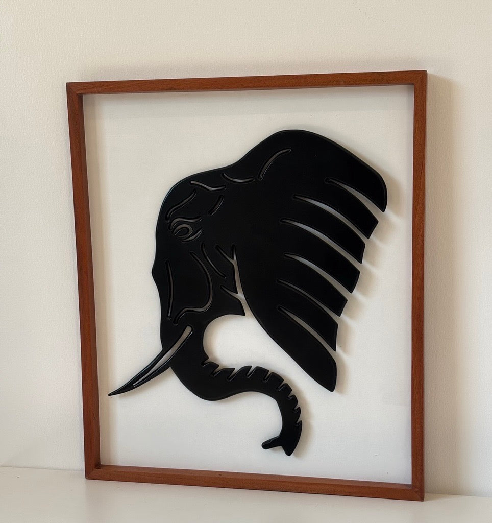 Elephant Elegance Wall Piece