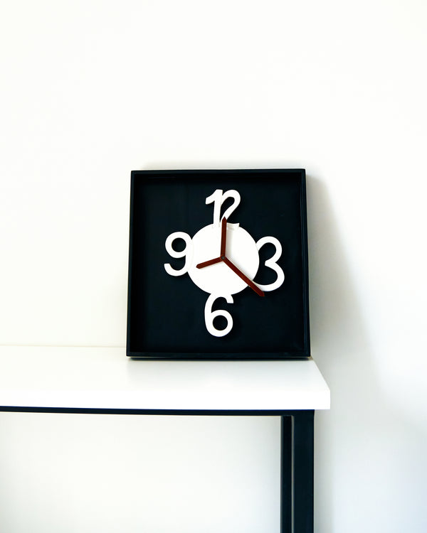 Timeless Elegance Wooden Clock Decor