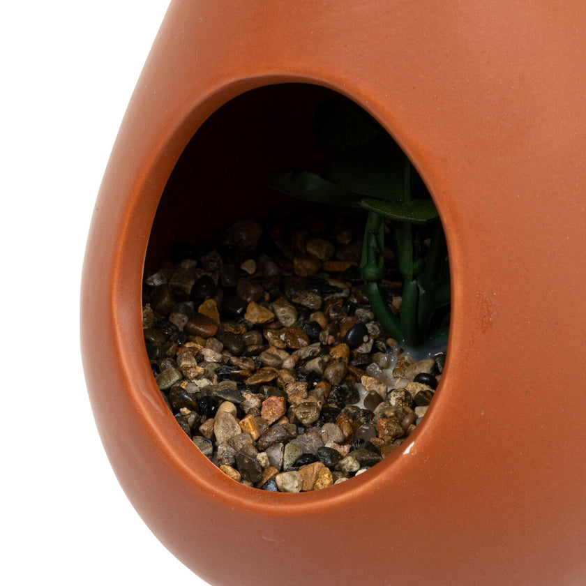 Artificial Hanging Drop Vase (Ceramic pot 60cm)