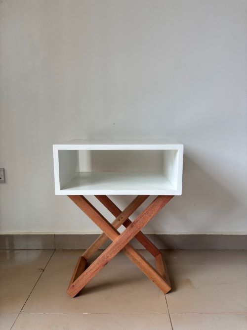 Elegant Cross Leg Side Table