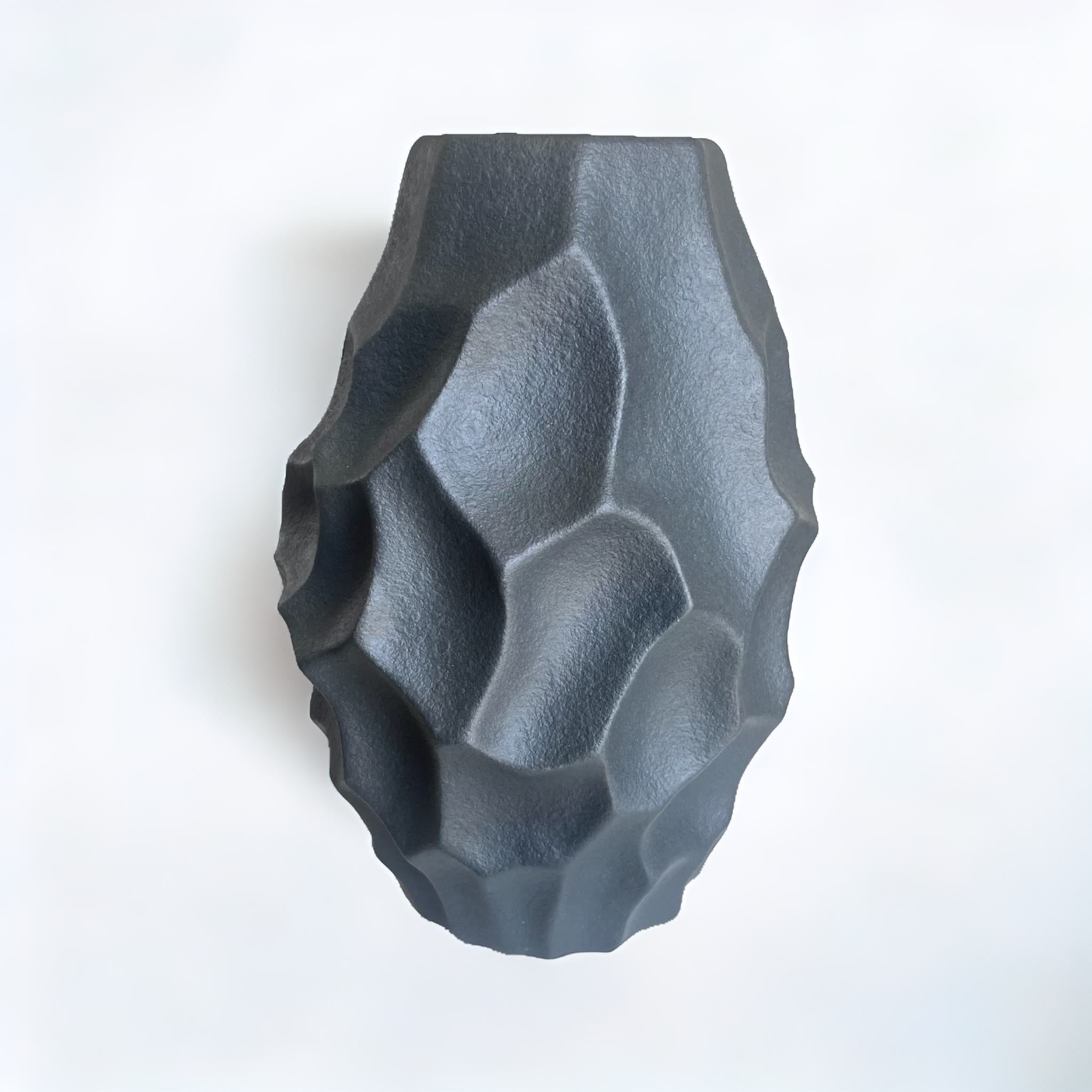 Noir Stone Vase