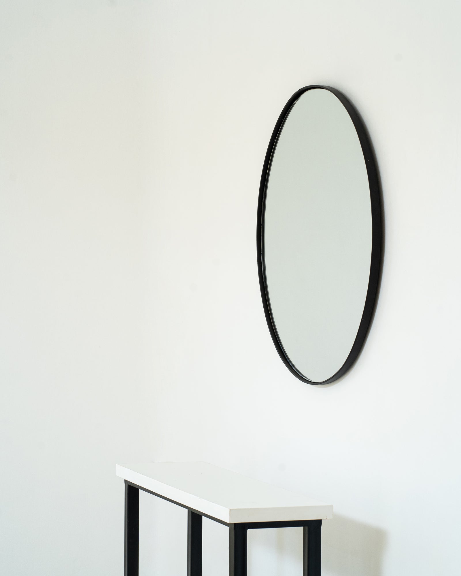 Round Console Wall Mirror
