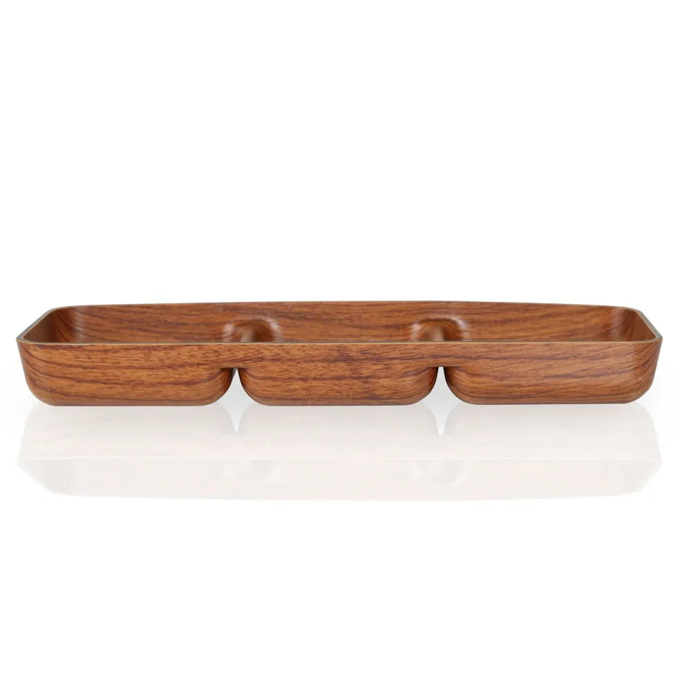 Phuket Polystyrene Spice & Snack Dish - Mahogany