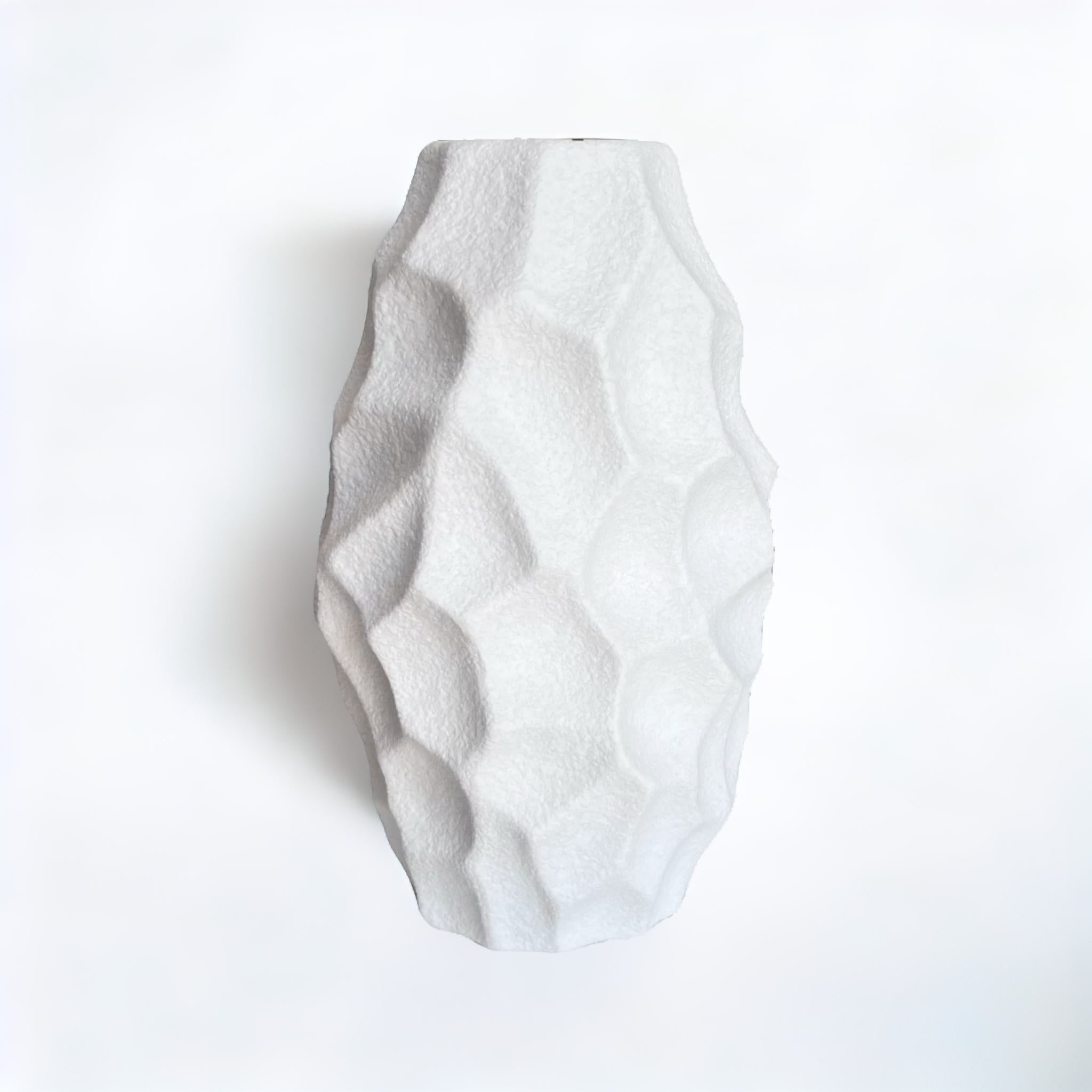 White Stone Vase