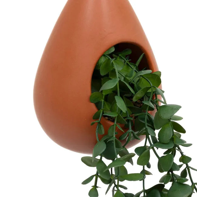 Artificial Hanging Drop Vase (Ceramic pot 60cm)