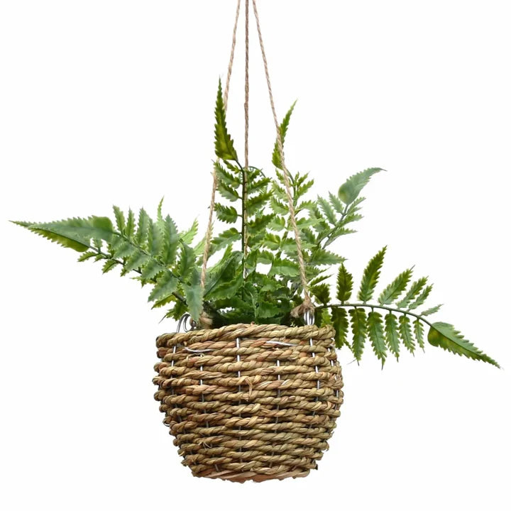 Artificial Hanging Herb Rattan