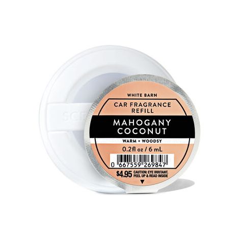 Mahogany Coconut Car Fragrance Refill